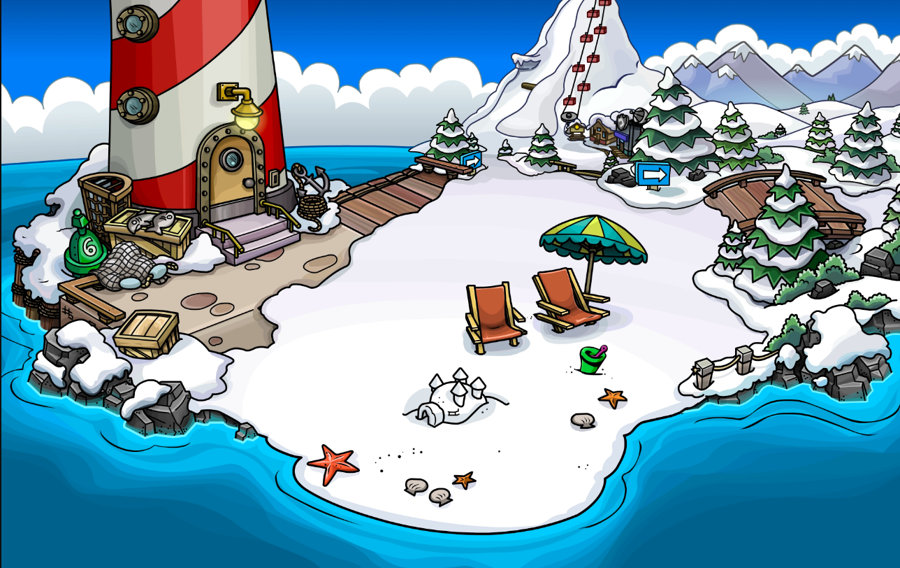 Club Penguin Beach