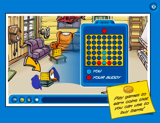 Club Penguin Find Four