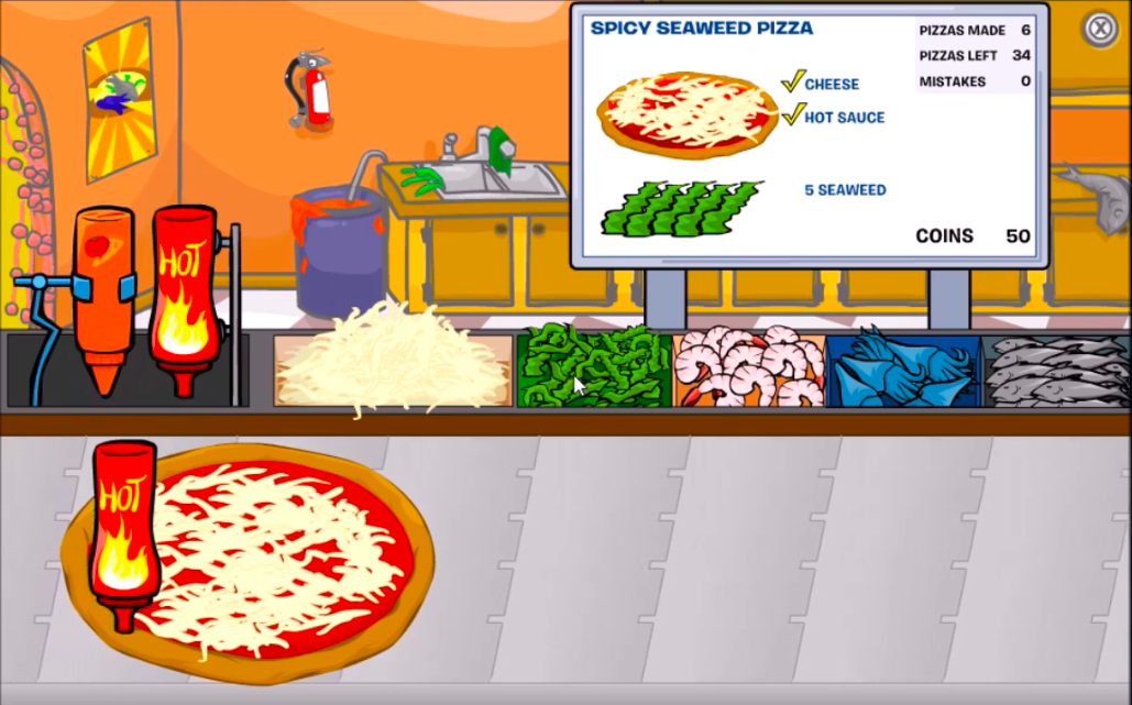 Club Penguin Pizzatron 3000