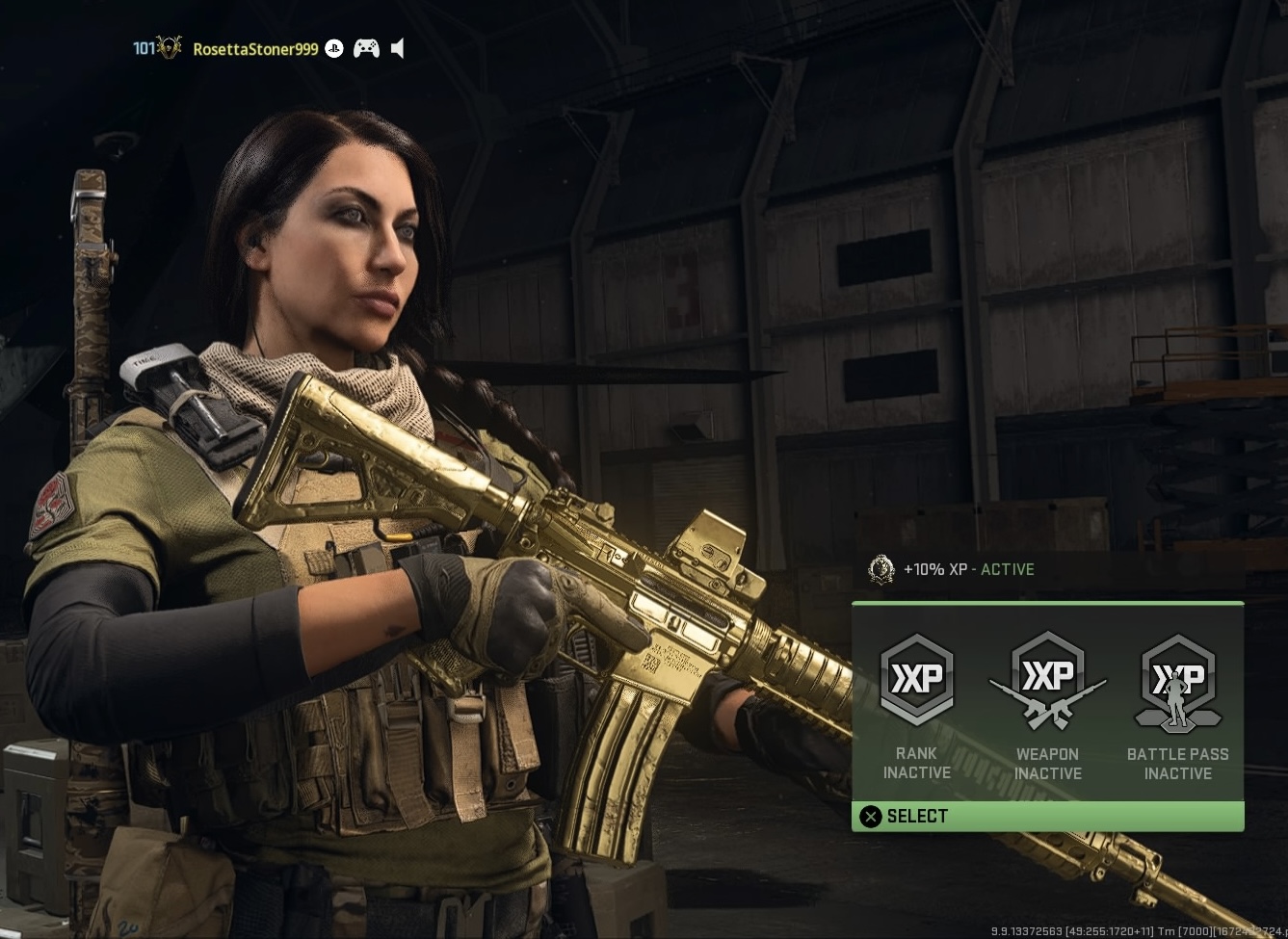 Roze operator gold M4 Geavonna Starr