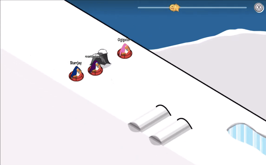 Club Penguin Sled Racing