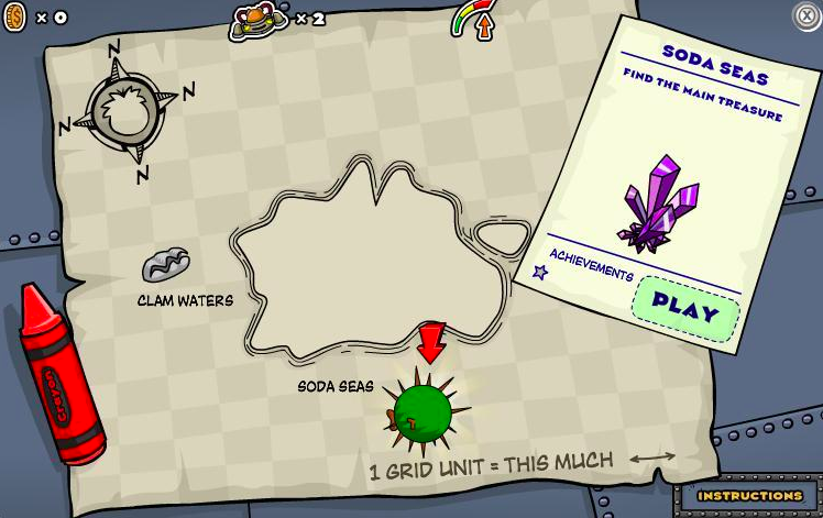 Club Penguin Treasure Hunt