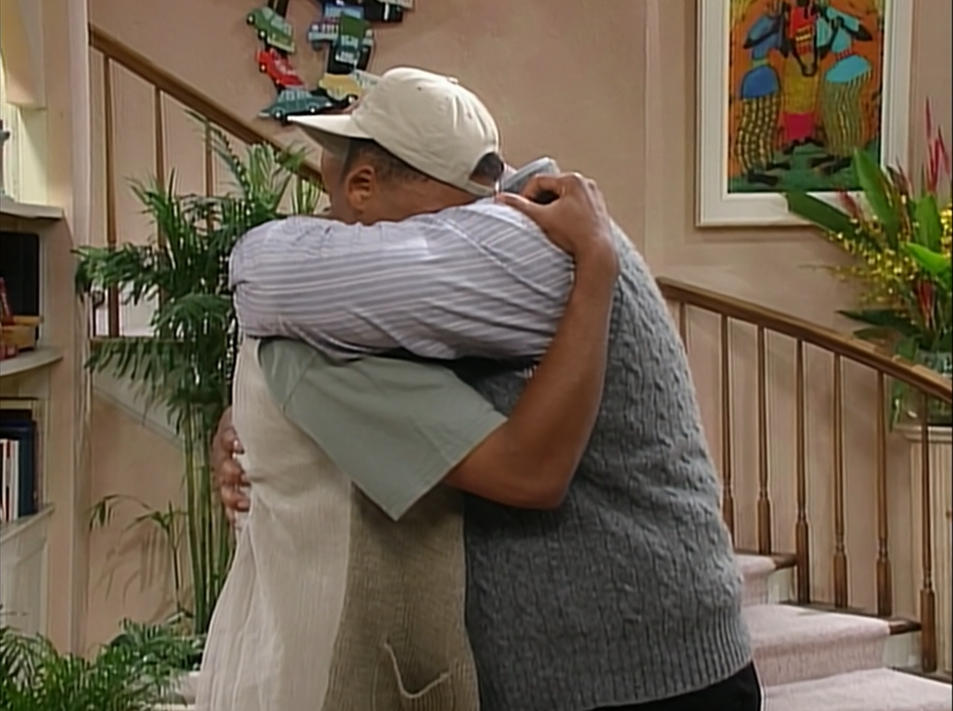 Uncle Phil hugging Will